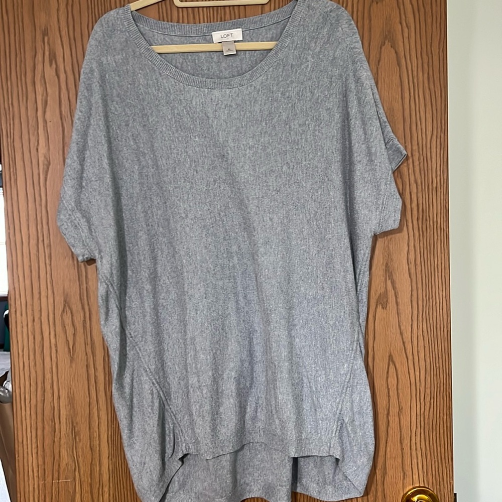 LOFT gray sweater